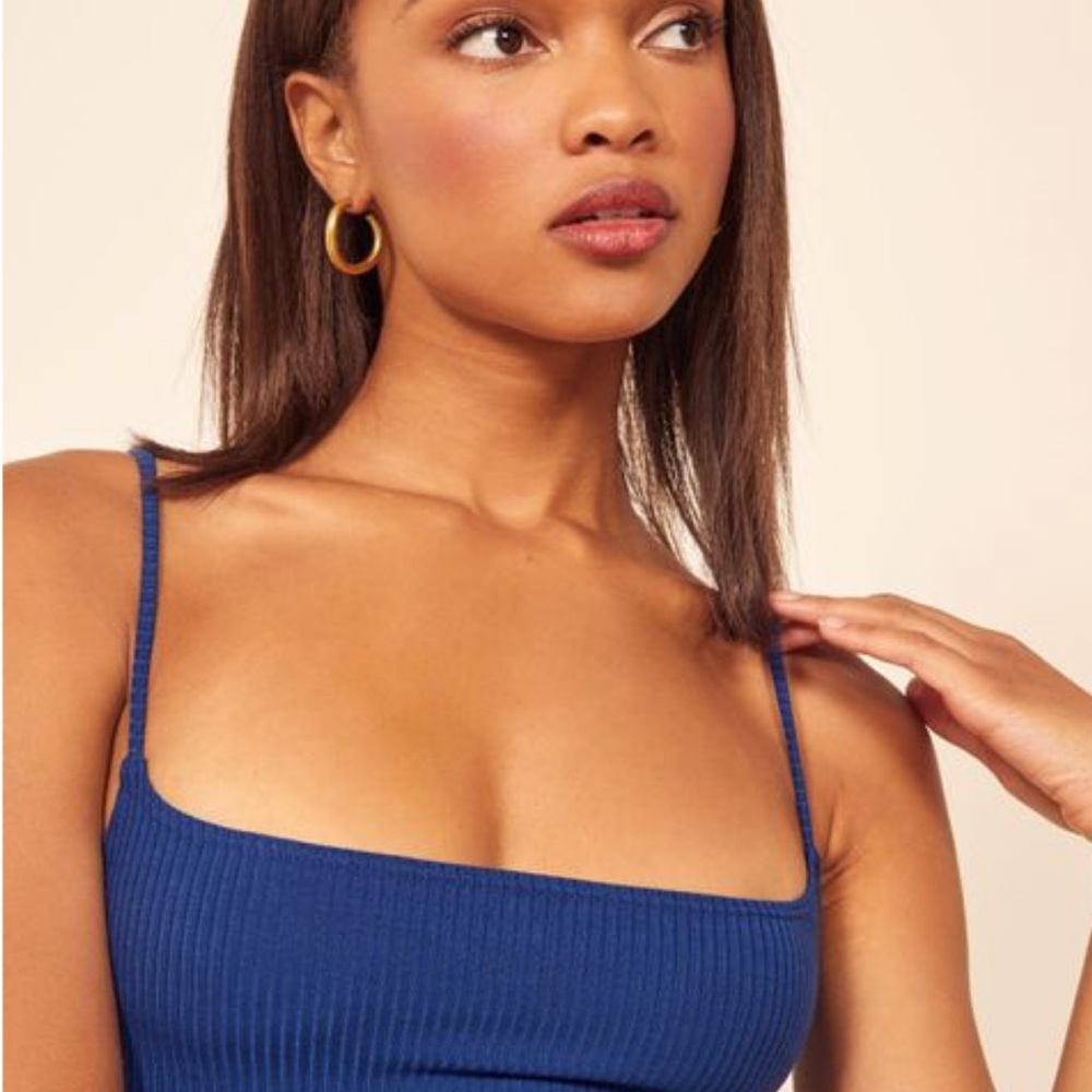 Reformation Carrie Top in Royal